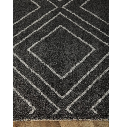 Ковер Ambiance 81223 Anthracite-Silver из полиэстера 