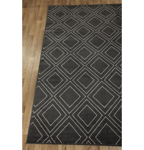Ковер Ambiance 81223 Anthracite-Silver из полиэстера 