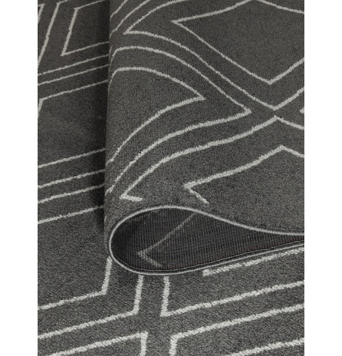 Ковер Ambiance 81223 Anthracite-Silver из полиэстера 
