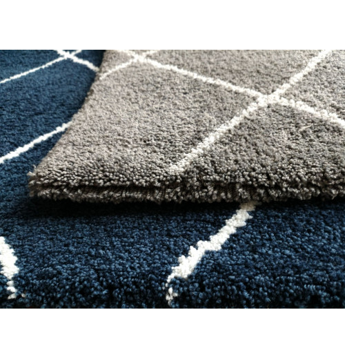 Ковер Ambiance 81223 Anthracite-Silver из полиэстера 