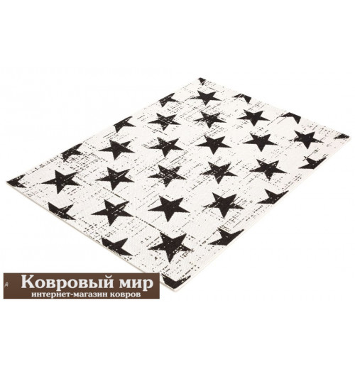 Ковер черно-белый Essenza 48648 960 
