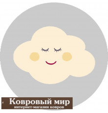 Ковер Funky Top Round Clo grey