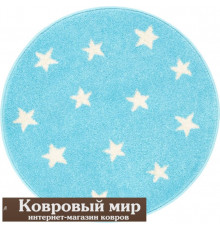 Ковер Funky Top Round Starf blue