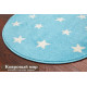 Ковер Funky Top Round Starf blue 