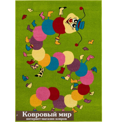 Ковер Funky Iwo lime, зелёный 