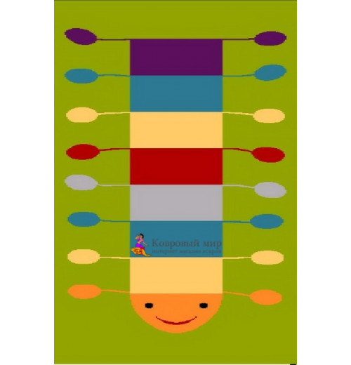 Ковер Funky Millipede lime 