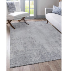 Coruna B0480B Grey-Cream однотонный ковер из полиэстера