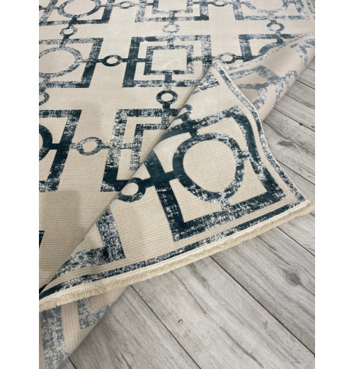 Ковер MONACO 1038 YELLOW CREAM MAVY BLUE 