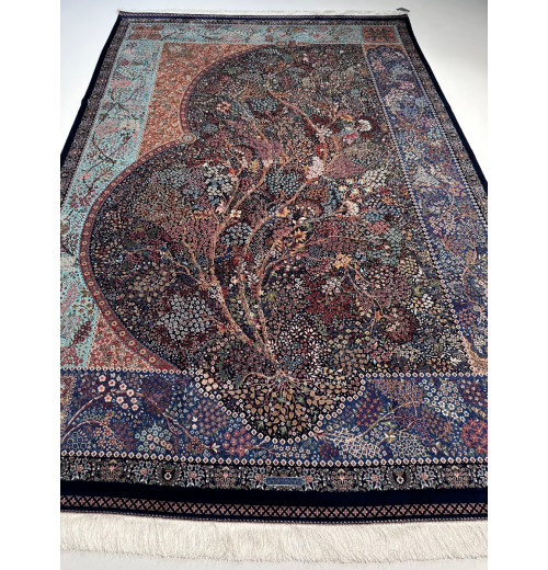 Ковер BUKHARA 5819 DARK BLUE MAVY BLUE, шелк 