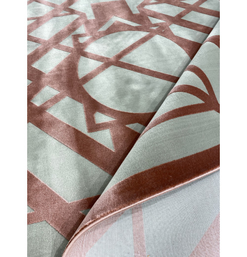 Ковер ELEGANT VIP 2809 SILVER GRAY/PINK 