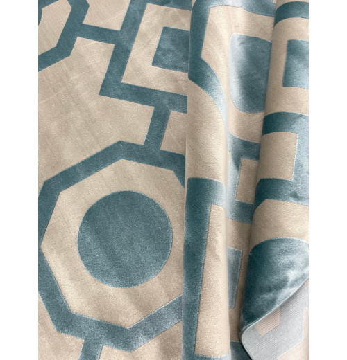 Ковер ELEGANT VIP 2817 SILVER GRAY/MAVY BLUE 