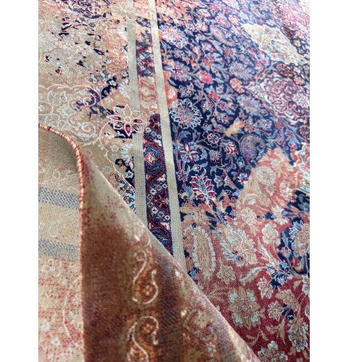 Ковер BUKHARA 5421 MAVY, шелковый BLUE BEIGE, шелк 