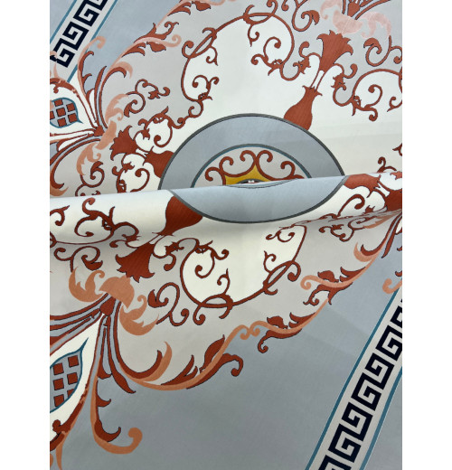 Ковер ASHRAFI LUX 1502 SILVER/PINK 