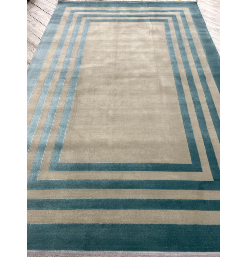 Ковер ELEGANT VIP 2823 SILVER GRAY/MAVY BLUE 