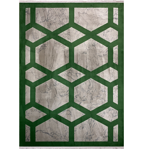 Ковер ELEGANT 2520 SILVER/GREEN 