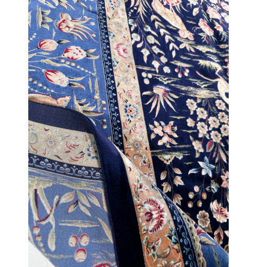 Ковер BUKHARA 5451 DARK BLUE, шелковый NAVY BLUE шелк 