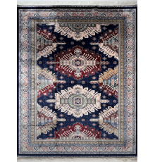 Ковер BUKHARA 5636 DARK BLUE CREAM, шелк