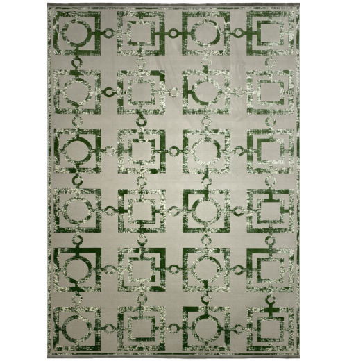 Ковер MONACO 1699 SILVER GRAY/GREEN 