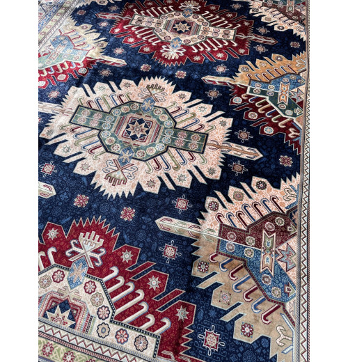 Ковер BUKHARA 5636 DARK BLUE CREAM, шелк 