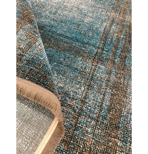 Ковер LAUVIN IR1357 TURQUOISE/BROWN 