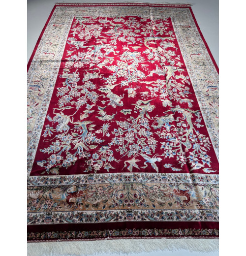 Ковер BUKHARA 5675 BURGANDY RED GOLDEN, шелк 