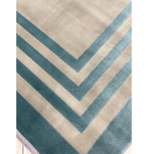 Ковер ELEGANT VIP 2823 SILVER GRAY/MAVY BLUE 