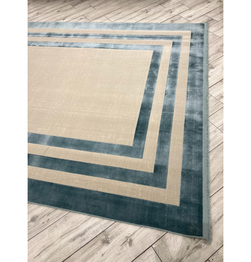 Ковер MONACO 1863 SILVER GRAY/MAVY BLUE 