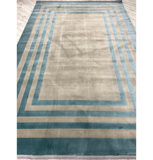 Ковер ELEGANT VIP 2823 SILVER GRAY/MAVY BLUE 