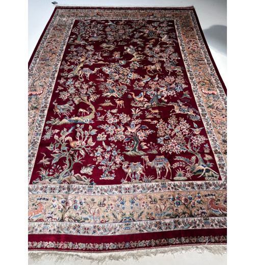 Ковер BUKHARA 5675 BURGANDY RED GOLDEN, шелк 