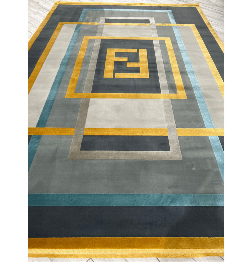 Ковер TEHRAN 2722 COAL GRAY/GOLDEN 