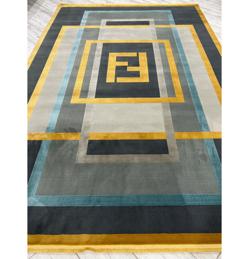 Ковер TEHRAN 2722 COAL GRAY/GOLDEN 