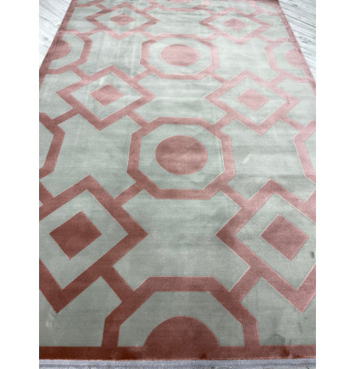 Ковер ELEGANT VIP 2817 SILVER GRAY/PINK 