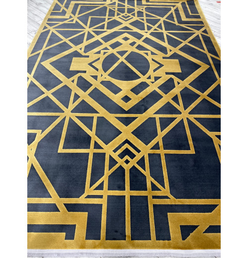 Ковер ELEGANT VIP 2809 COAL GRAY GOLDEN 