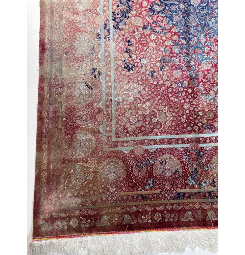 Ковер BUKHARA 5421 MAVY, шелковый BLUE BEIGE, шелк 