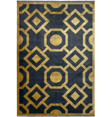 Ковер ELEGANT VIP 2817 COAL GRAY/GOLDEN