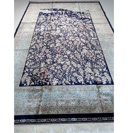 Ковер BUKHARA 5438 DARK BLUE, шелковый MAVY BLUE, шелк 