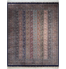 Ковер BUKHARA 5514 DARK BLUE, шелковый GOLDEN, шелк