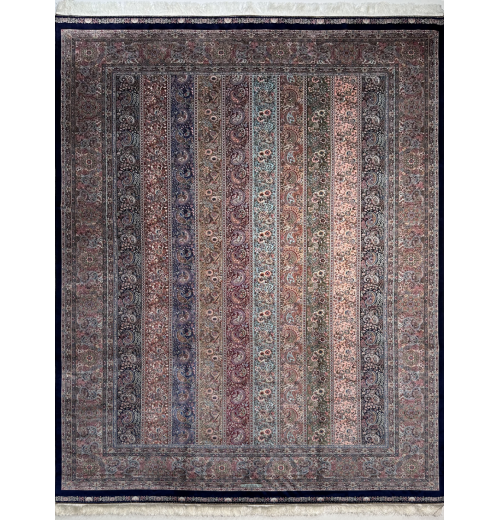 Ковер BUKHARA 5514 DARK BLUE, шелковый GOLDEN, шелк 