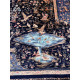 Ковер BUKHARA 5451 DARK BLUE, шелковый NAVY BLUE шелк 