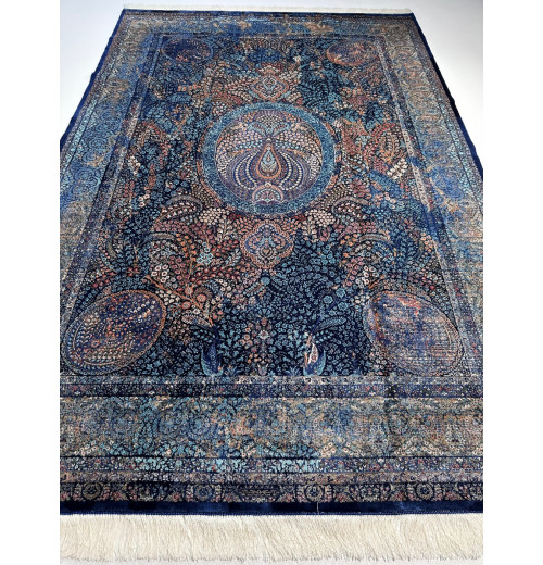 Ковер BUKHARA 5423 DARK BLUE, шелковый MAVY BLUE, шелк 