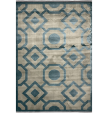 Ковер ELEGANT VIP 2817 SILVER GRAY/MAVY BLUE