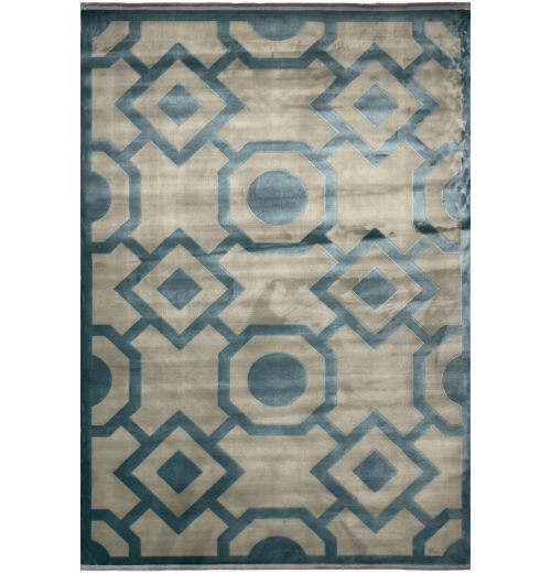 Ковер ELEGANT VIP 2817 SILVER GRAY/MAVY BLUE 