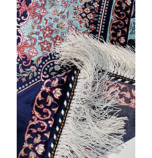 Ковер BUKHARA 5543 DARK BLUE, шелковый DARK BLUE, шелк 