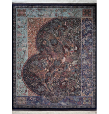 Ковер BUKHARA 5819 DARK BLUE MAVY BLUE, шелк