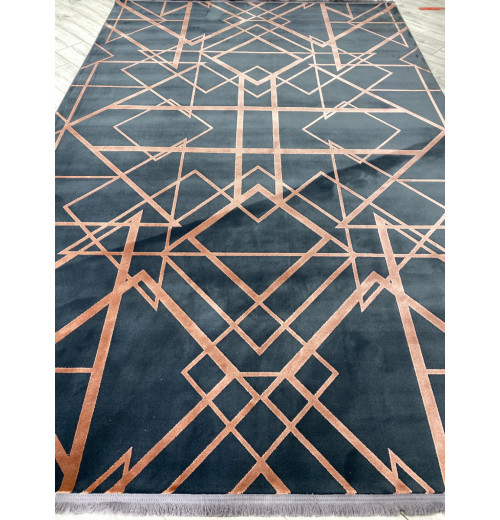 Ковер ELEGANT VIP 2805 COAL GRAY/PINK 