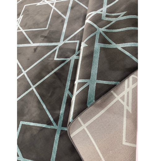 Ковер TEHRAN 2807 COAL GRAY/MAVY BLUE 