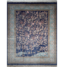 Ковер BUKHARA 5687 NAVY BLUE MAVY BLUE, шелк