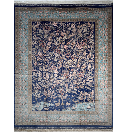 Ковер BUKHARA 5687 NAVY BLUE MAVY BLUE, шелк 