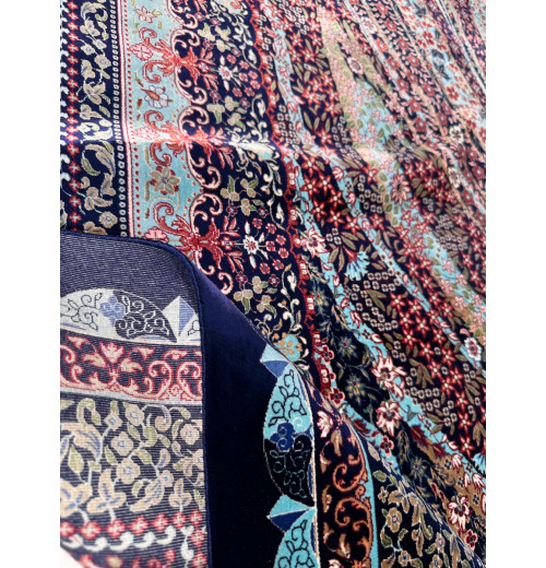 Ковер BUKHARA 5543 DARK BLUE, шелковый DARK BLUE, шелк 