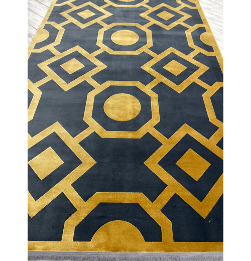 Ковер ELEGANT VIP 2817 COAL GRAY/GOLDEN 